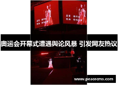 奥运会开幕式遭遇舆论风暴 引发网友热议